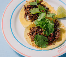 Тако с телячьими щечками