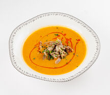 Копченый гороховый суп с уткой