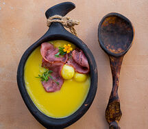 Гороховый суп с аргамаком
