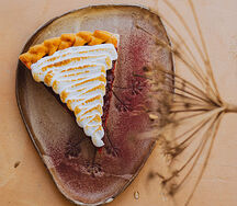 Брусничный пирог