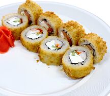 Темпура роллы с креветкой