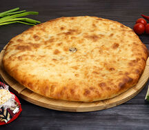 Осетинский пирог с курицей и грибами