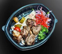 Шашлык из бараньей мякоти 