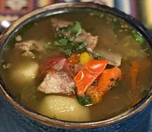 Боз-баш с говядиной