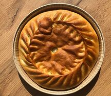 Пирог Курица с рисом