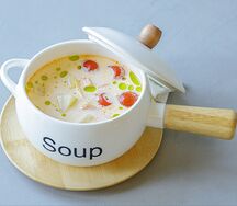 Уха по-норвежски со сливками