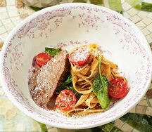 Тальятелле с телячьими щечками