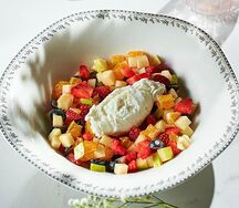 Салатик фруктовый детский