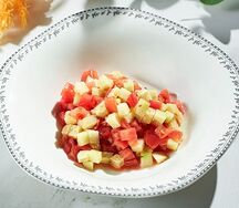 Салатик овощной детский с маслом