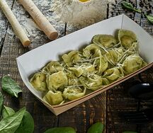 Вареники с сыром и базиликом