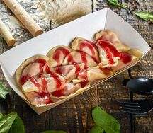 Вареники с творогом и вишней