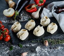 Манты с говядиной (полуфабрикат)