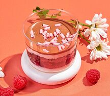 Трайфл с малиной