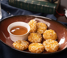 Острые сырные медальоны