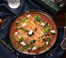 Лосось холодного копчения