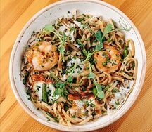 Лапша с морепродуктами