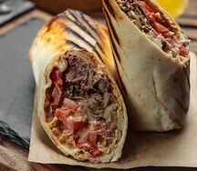 Шаурма с брискетом из конины