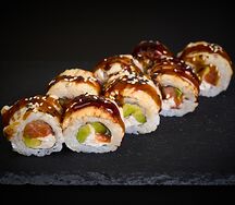 Ролл Канада с лососем