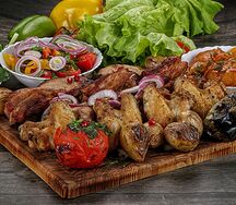 Ассорти много мяса