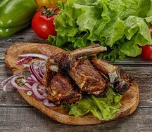 Шашлык из каре ягненка