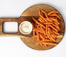 Батат фри с трюфельным маслом