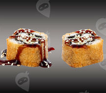 Банзай спайс - жаренный с лососем и угрем