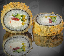 Теплый овощной ролл