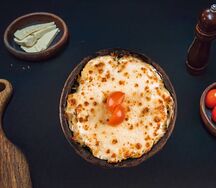 Сулугуни, жаренный на кеци