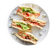 Сэндвич с лососем