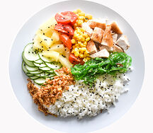 Поке с грудкой цыпленка