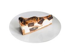 Чизкейк с брауни и карамелью