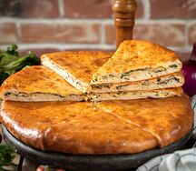 Осетинский пирог с сыром и шпинатом