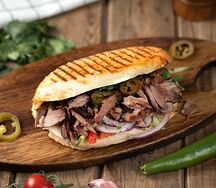 Шаурма с говядиной в пите