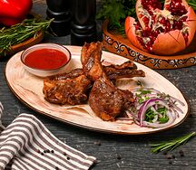 Шашлык из бараньей корейки