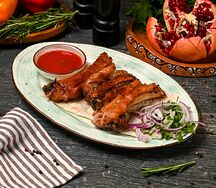 Шашлык из свиных ребрышек