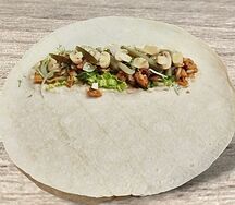 Шаурма с грибами и сыром