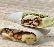 Шаурма с ананасами 