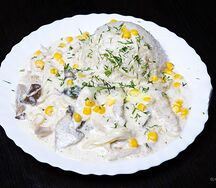 Фрикасе с рисом