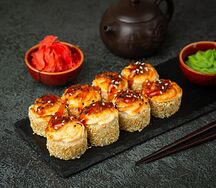 Запеченный с курицей