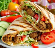 Шаурма с фалафелем