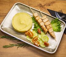 Шашлычки детские с пюре