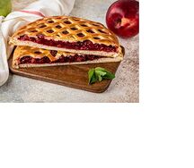 Пирог с брусникой и яблоком 700 г