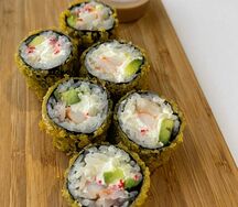 Хрустящие роллы с креветкой