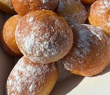 Творожные шарики с сахарной пудрой