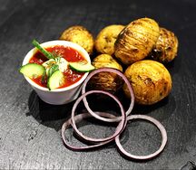 Картофель на углях
