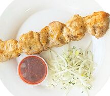 Шашлык с курицей