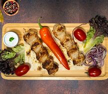 Люля-кебаб из курицы на углях 
