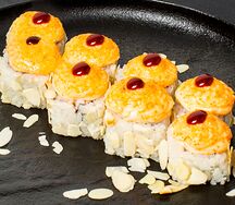 Запеченный ролл Сыр с креветкой