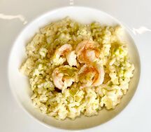 Ризотто с креветками