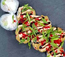 Запеченный креветка А-ля рус